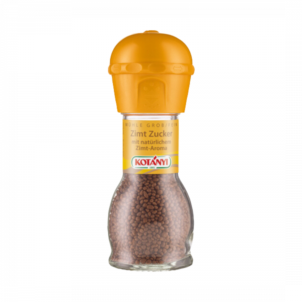 Kotanyi Mühle Zimt-Zucker, mit natürlichem Zimt-Aroma, 38 Gramm